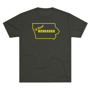 Men's Visit Nebraska Tri-Blend Crew Tee