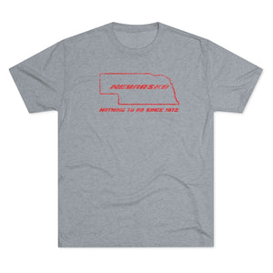 Men's  Nebraska Burn Tri-Blend T-Shirt