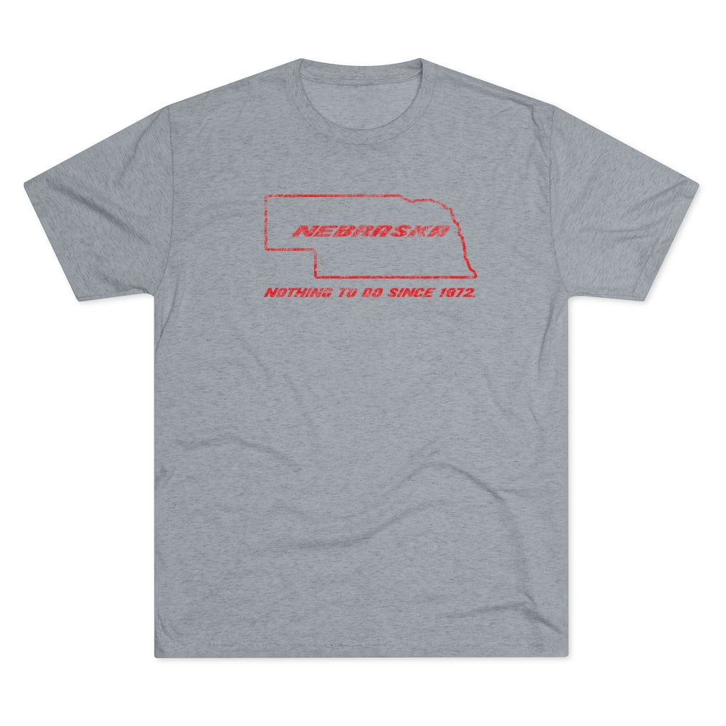 Men's  Nebraska Burn Tri-Blend T-Shirt