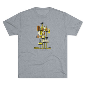 Retro Celebrity Fun Center Tri-Blend Crew Tee