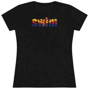 Women's Swim Arizona Triblend Tee