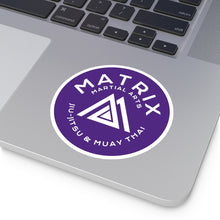 Load image into Gallery viewer, Purple Matrix Sticker