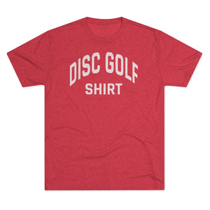 Men's Disc Golf Shirt Tri-Blend Crew Tee