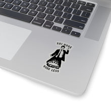 Load image into Gallery viewer, Ski More Work Less Kiss-Cut Stickers