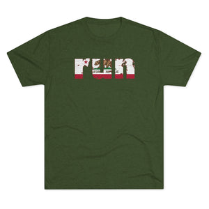 Men's Run California Tri-Blend Crew Tee