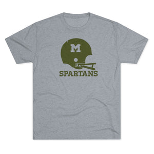 Retro Spartans Tri-Blend Crew Tee
