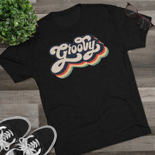Load image into Gallery viewer, Unisex Groovy Tri-Blend Crew Tee
