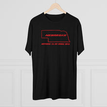 Load image into Gallery viewer, Men&#39;s  Nebraska Burn Tri-Blend T-Shirt