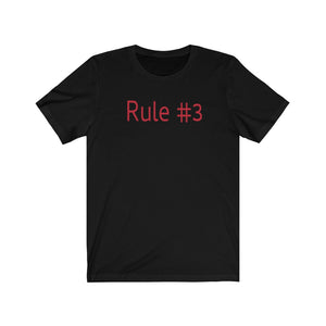 RULE #3 3 XL Jersey Short Sleeve Tee