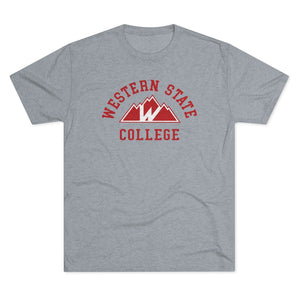 Unisex Old School W Tri-Blend Crew Tee