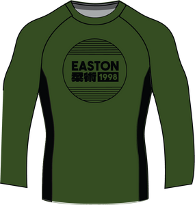 EASTON LS FOREST GREEN RASH GUARD