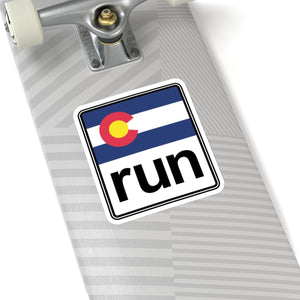 The Run Colorado Kiss-Cut Stickers