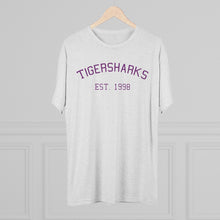 Load image into Gallery viewer, Tigersharks Old School Tri-Blend Crew Tee