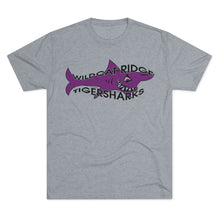 Load image into Gallery viewer, Tigersharks Logo Tri-Blend Crew Tee