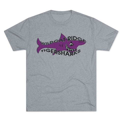 Tigersharks Logo Tri-Blend Crew Tee
