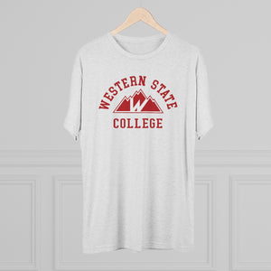 Unisex Old School W Tri-Blend Crew Tee