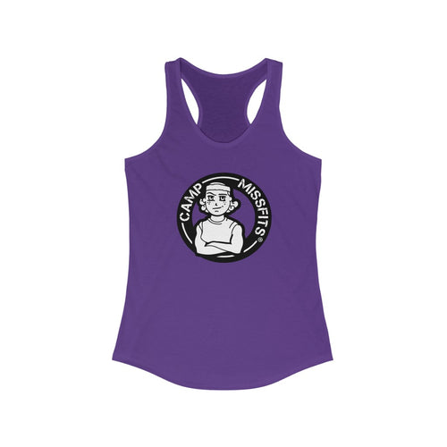 Women's Camp MissFits Ideal Racerback Tank