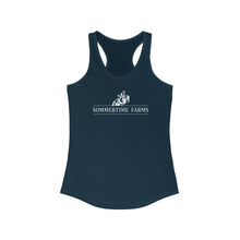 Load image into Gallery viewer, Women&#39;s Sommertime Farms Ideal Racerback Tank