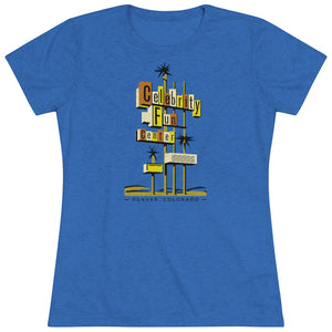 Women's Celebrity Fun Center Triblend Tee
