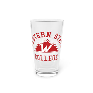 The W Old School Pint Glass, 16oz