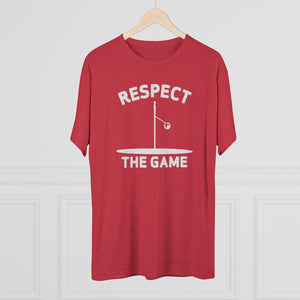 Men's Respect the Game Tri-Blend Crew Tee
