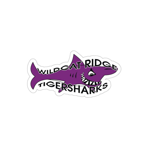Tigersharks Transparent Outdoor Stickers