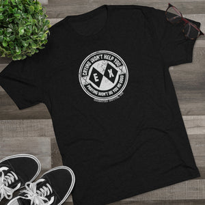 Men's Crying Won't Help Tri-Blend Crew Tee