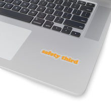 Load image into Gallery viewer, Safety Third Kiss-Cut Stickers