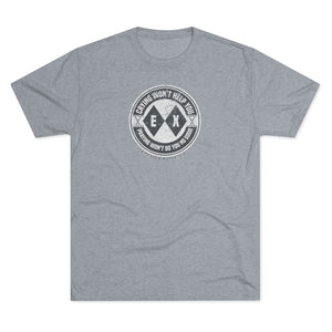 Men's Crying Won't Help Tri-Blend Crew Tee
