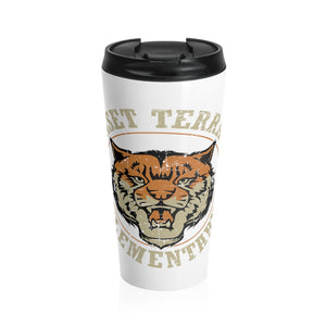 Old School Stainless Steel Travel Mug