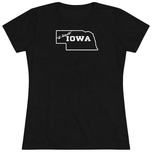 Women's Visit Iowa Triblend Tee