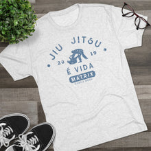 Load image into Gallery viewer, Matrix Jiu Jitsu É Vida Tri Blend Tee
