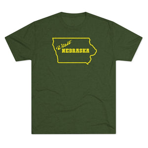 Men's Visit Nebraska Tri-Blend Crew Tee