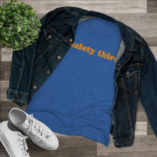 Load image into Gallery viewer, Women&#39;s Safety Third Triblend Short Sleeve Tee
