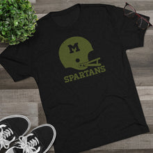 Load image into Gallery viewer, Retro Spartans Tri-Blend Crew Tee