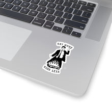 Load image into Gallery viewer, Ski More Work Less Kiss-Cut Stickers