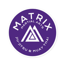Load image into Gallery viewer, Purple Matrix Sticker