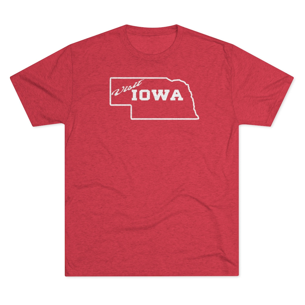 Visit Iowa Tri-Blend Crew Tee