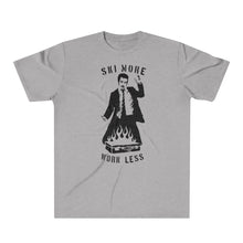 Load image into Gallery viewer, MIR Ski More Work Less Men&#39;s Tri-Blend T-Shirt