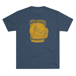 Elton Hills Elementary Hilltopper Tri-Blend Crew Tee