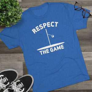 Men's Respect the Game Tri-Blend Crew Tee
