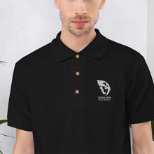 Load image into Gallery viewer, Sabercats Skull Embroidered Polo Shirt