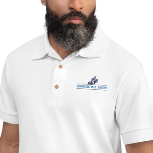 Embroidered Men's Sommertime Farms Polo Shirt