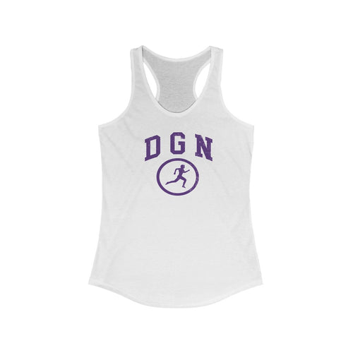 Women's DGN Running Man Ideal Racerback Tank