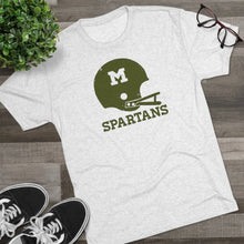 Load image into Gallery viewer, Retro Spartans Tri-Blend Crew Tee