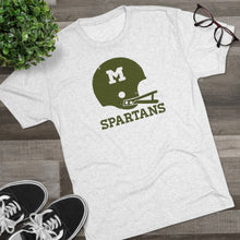 Load image into Gallery viewer, Men&#39;s Retro Spartans Tri-Blend Crew Tee