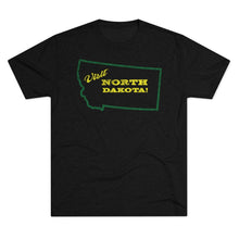 Load image into Gallery viewer, Men&#39;s Visit North Dakota! Tri-Blend Crew Tee