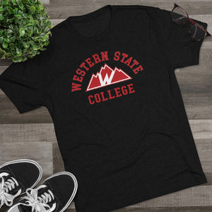 Unisex Old School W Tri-Blend Crew Tee