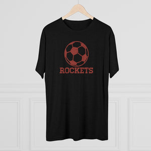 Men's Retro Rockets Soccer Tri-Blend Crew Tee