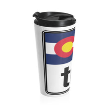 Load image into Gallery viewer, Tri Colorado Stainless Steel Travel Mug